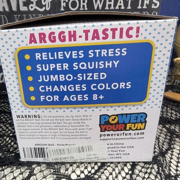 🌈5/25 Pink Arggh! Ball NIB - Picture 8 of 9